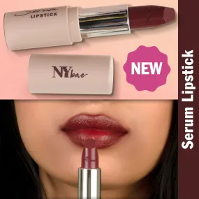 NY Bae Runway Serum Lipstick - Burgundy Dew 18 (4.8 g) | Burgundy | Highly Pigmented | Vitamin E & Fruit Oils | Lightweight | Non-Drying