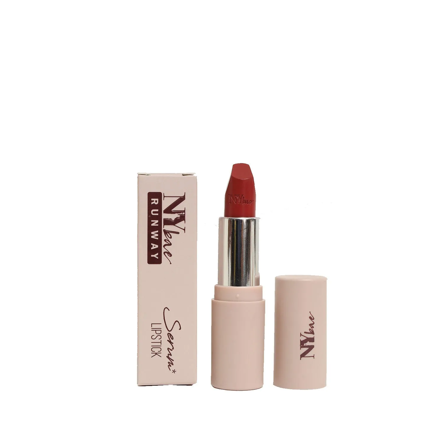 NY Bae Runway Serum Lipstick - Ruby Rapids 01 (4.8 g) | Red | Highly Pigmented | Vitamin E & Fruit Oils | Lightweight | Non-Drying