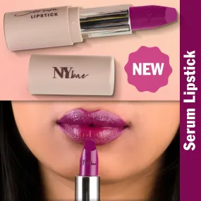 NY Bae Runway Serum Lipstick - Violet Waters 15 (4.8 g) | Purple | Highly Pigmented | Vitamin E & Fruit Oils | Lightweight | Non-Drying