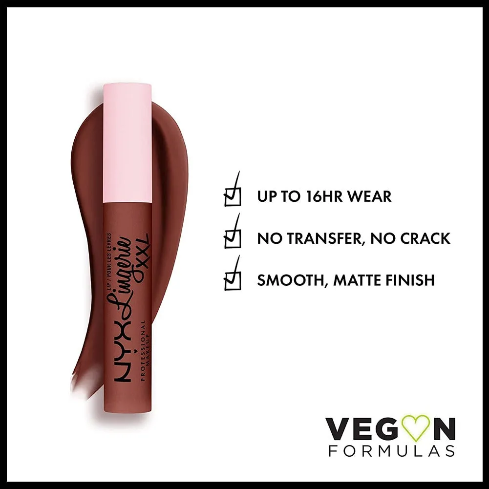 NYX Make Up Professional Lip Lingerie XXL Matte Liquid Lipstick Vegan Formula