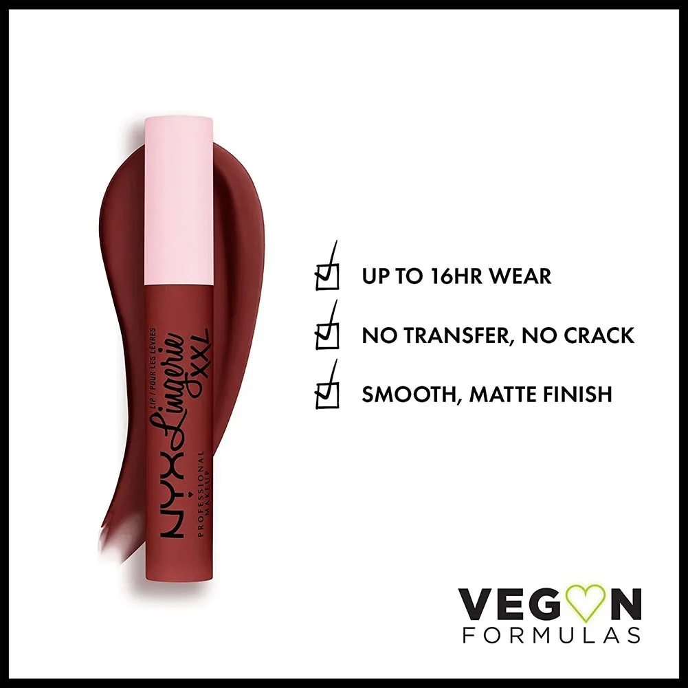 NYX Make Up Professional Lip Lingerie XXL Matte Liquid Lipstick Vegan Formula