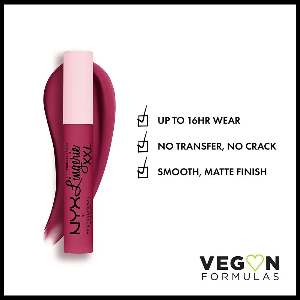 NYX Make Up Professional Lip Lingerie XXL Matte Liquid Lipstick Vegan Formula
