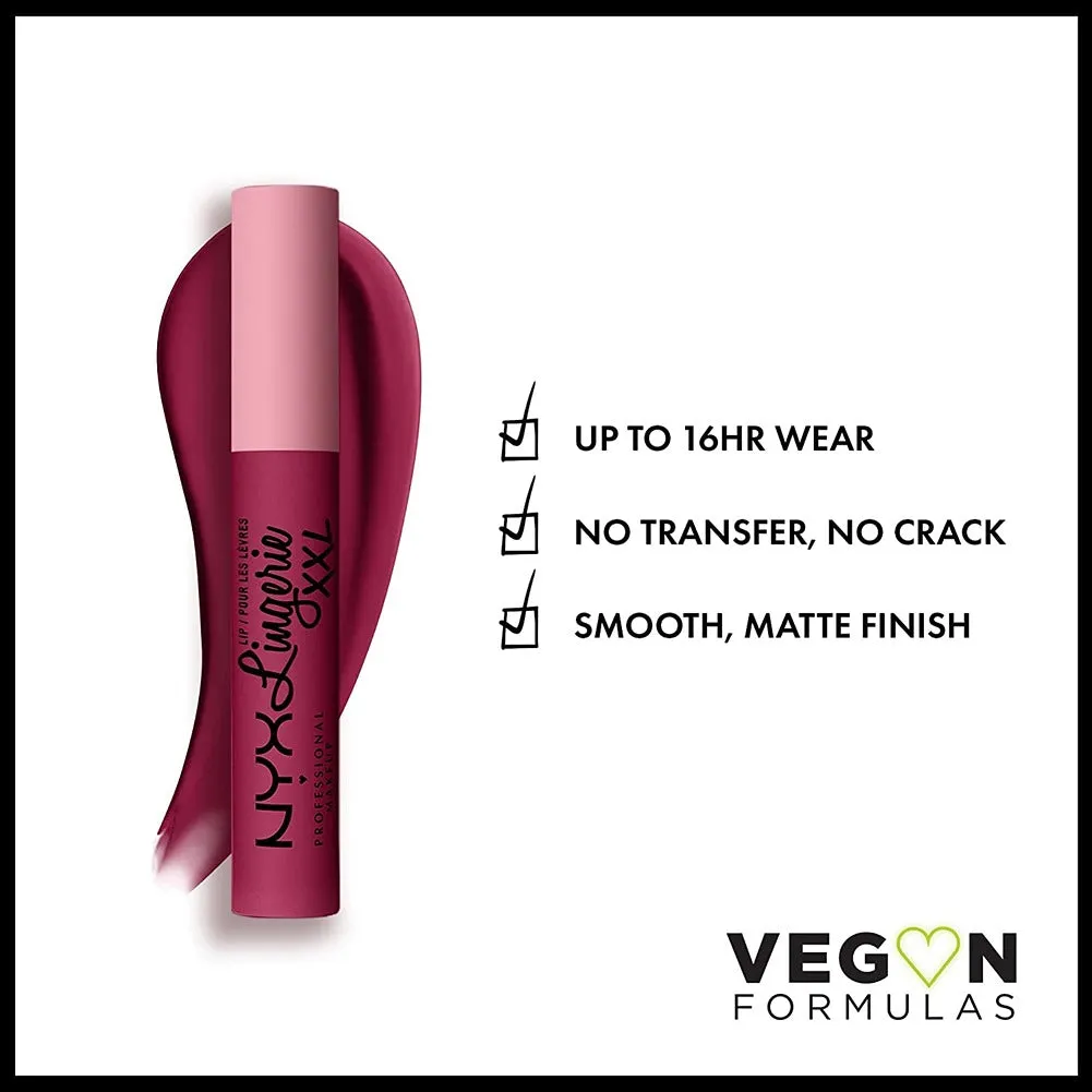 NYX Make Up Professional Lip Lingerie XXL Matte Liquid Lipstick Vegan Formula