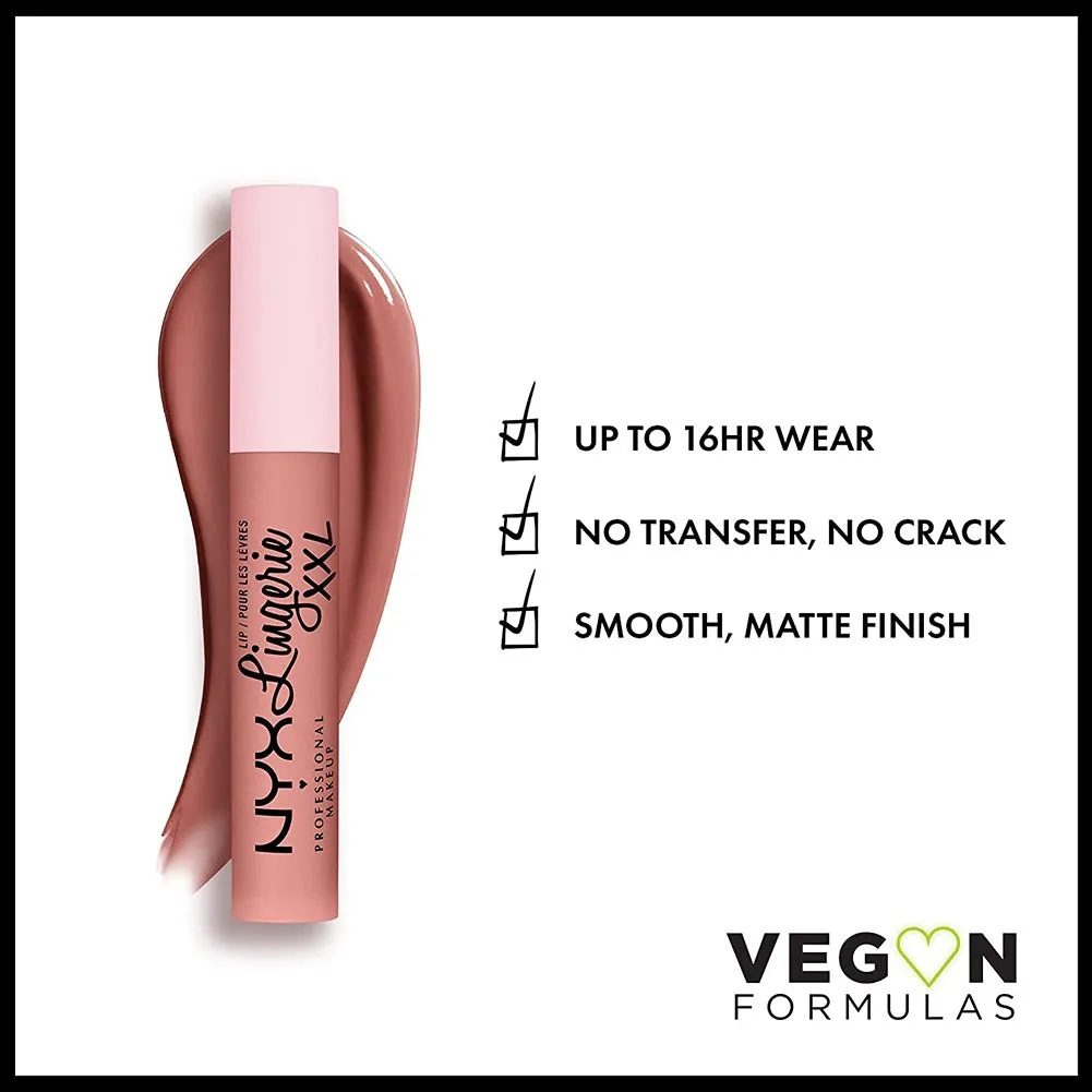 NYX Make Up Professional Lip Lingerie XXL Matte Liquid Lipstick Vegan Formula