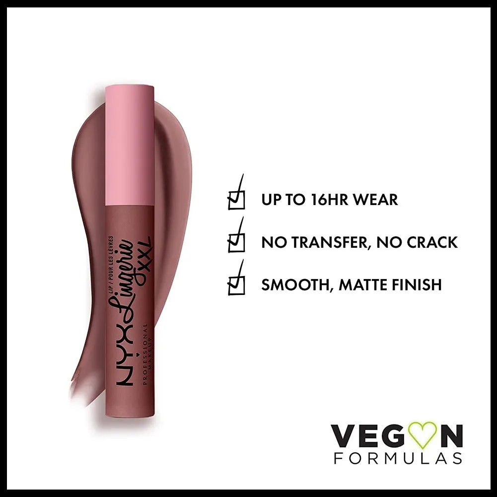 NYX Make Up Professional Lip Lingerie XXL Matte Liquid Lipstick Vegan Formula
