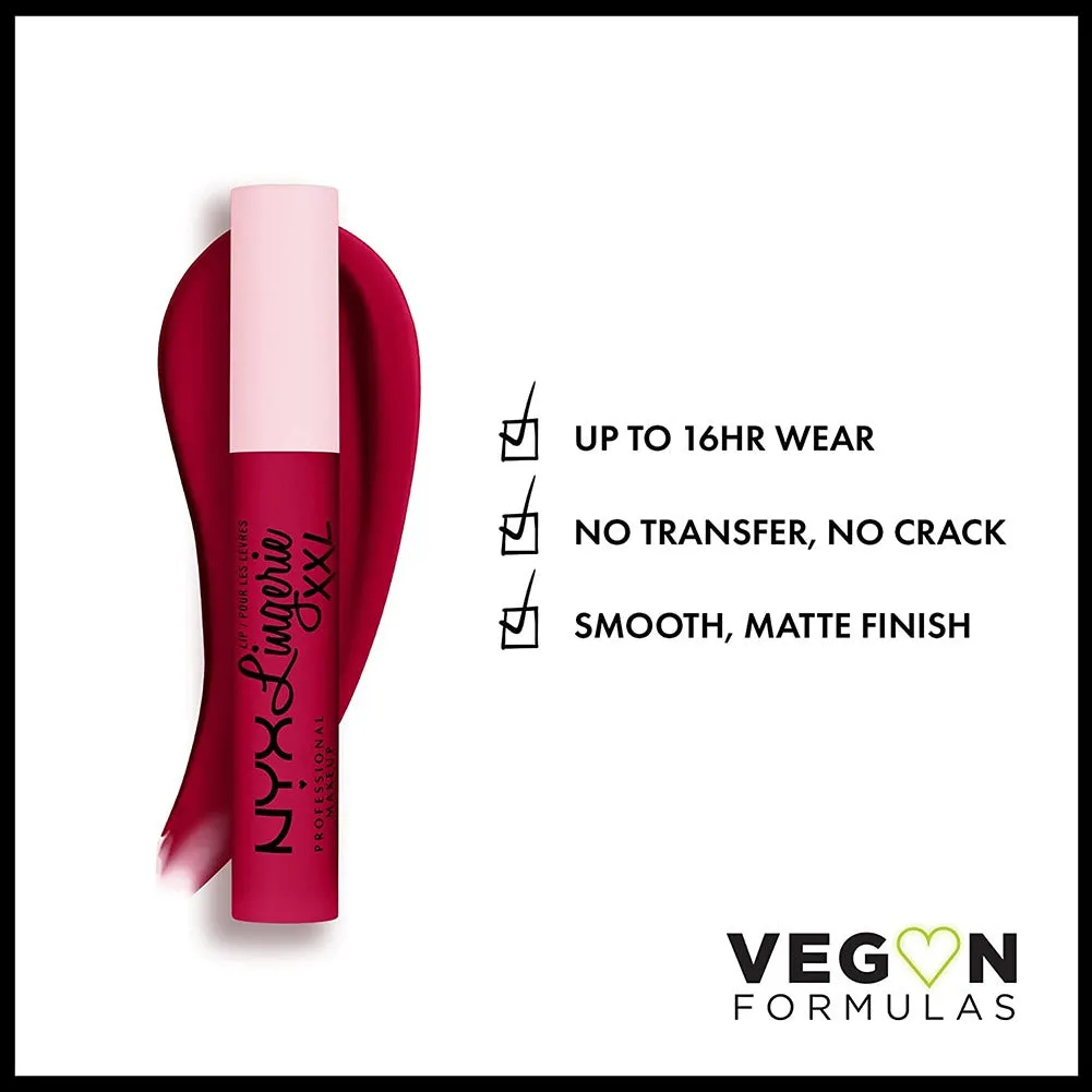 NYX Make Up Professional Lip Lingerie XXL Matte Liquid Lipstick Vegan Formula
