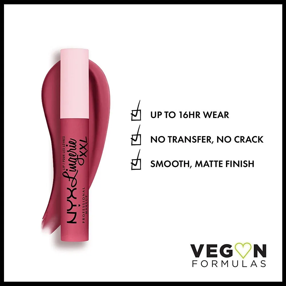 NYX Make Up Professional Lip Lingerie XXL Matte Liquid Lipstick Vegan Formula
