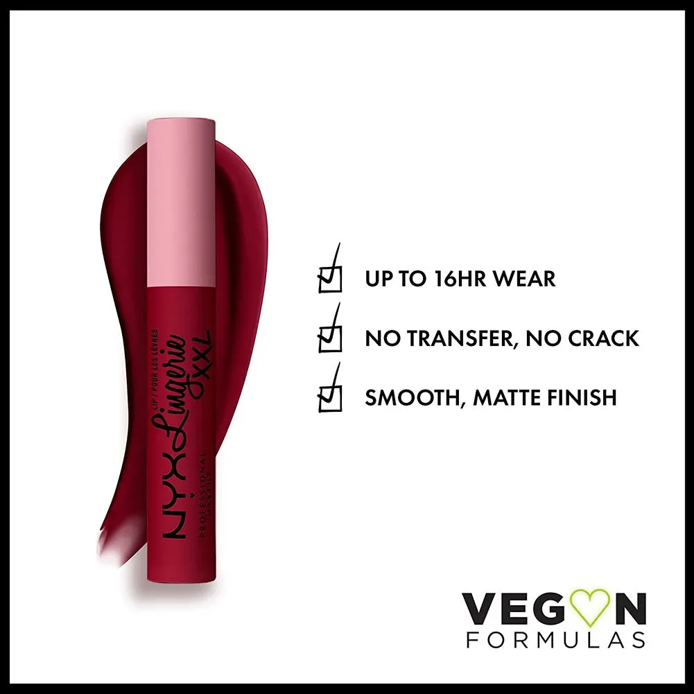 NYX Make Up Professional Lip Lingerie XXL Matte Liquid Lipstick Vegan Formula