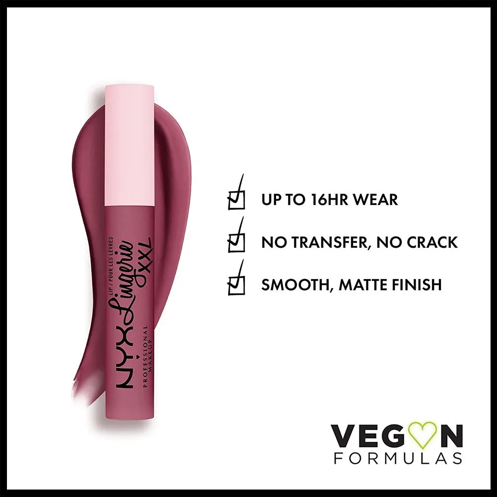 NYX Make Up Professional Lip Lingerie XXL Matte Liquid Lipstick Vegan Formula