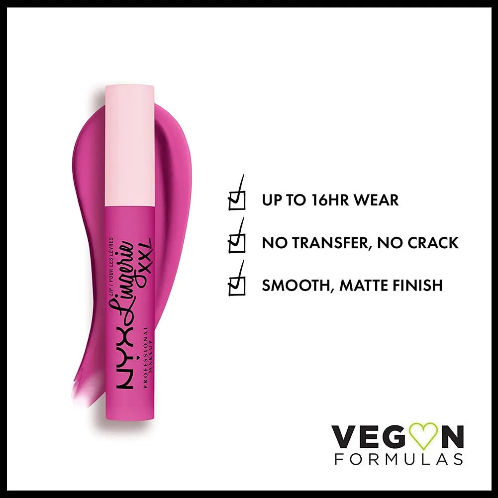 NYX Make Up Professional Lip Lingerie XXL Matte Liquid Lipstick Vegan Formula