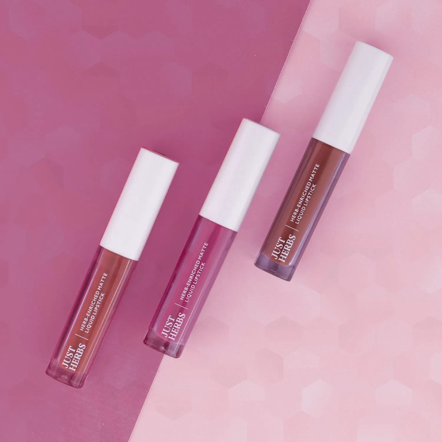 Overachiever Look: Full-Size Herb Enriched Matte Liquid Lipstick Kit - Set of 3