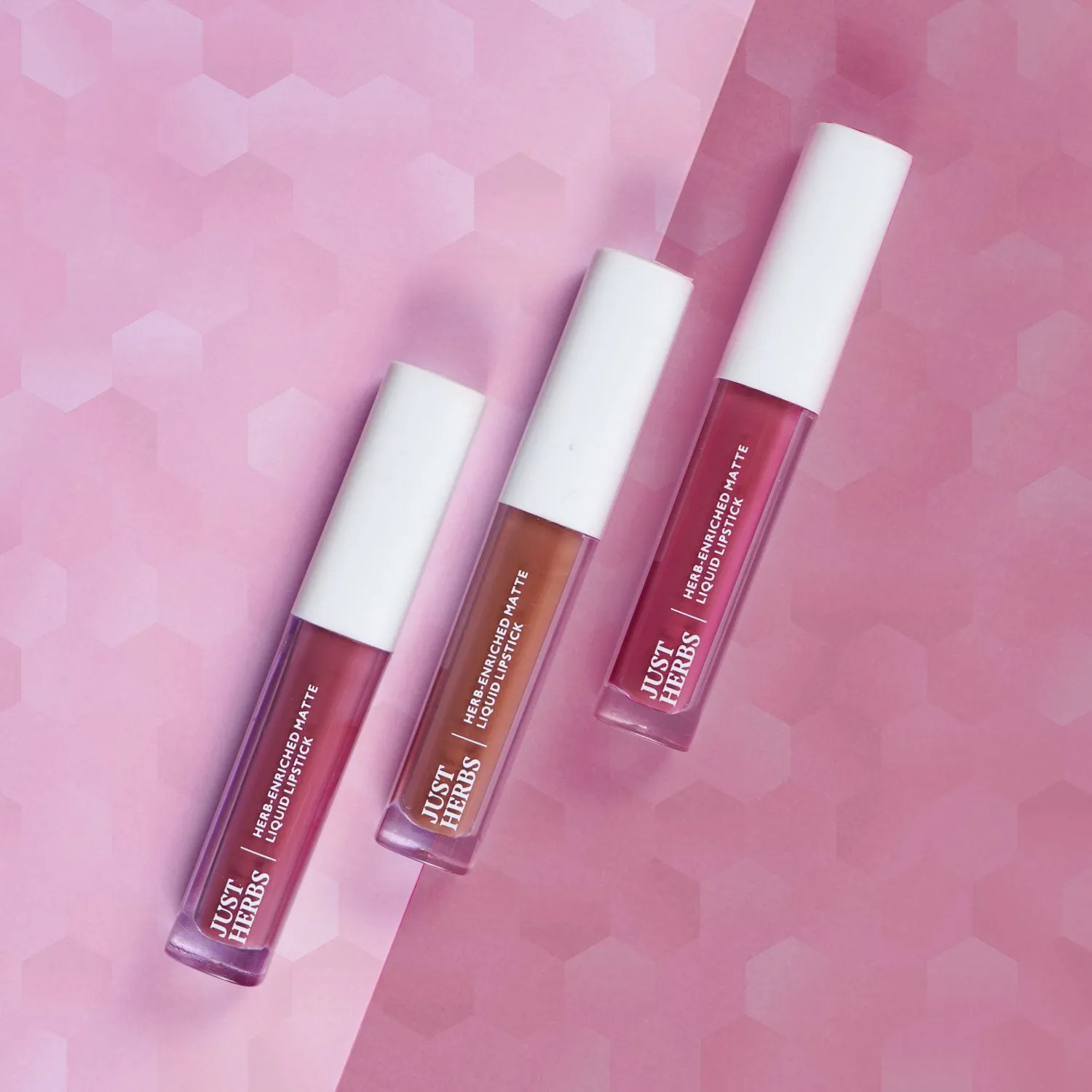 Overachiever Look: Full-Size Herb Enriched Matte Liquid Lipstick Kit - Set of 3
