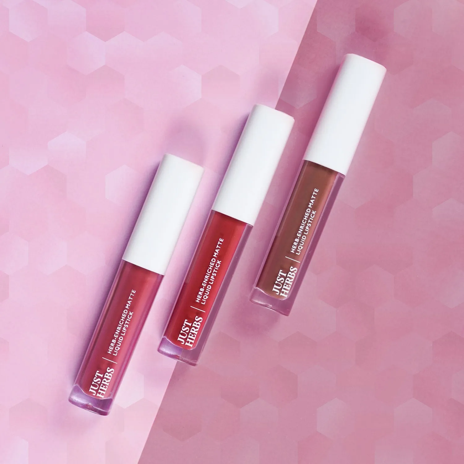 Overachiever Look: Full-Size Herb Enriched Matte Liquid Lipstick Kit - Set of 3