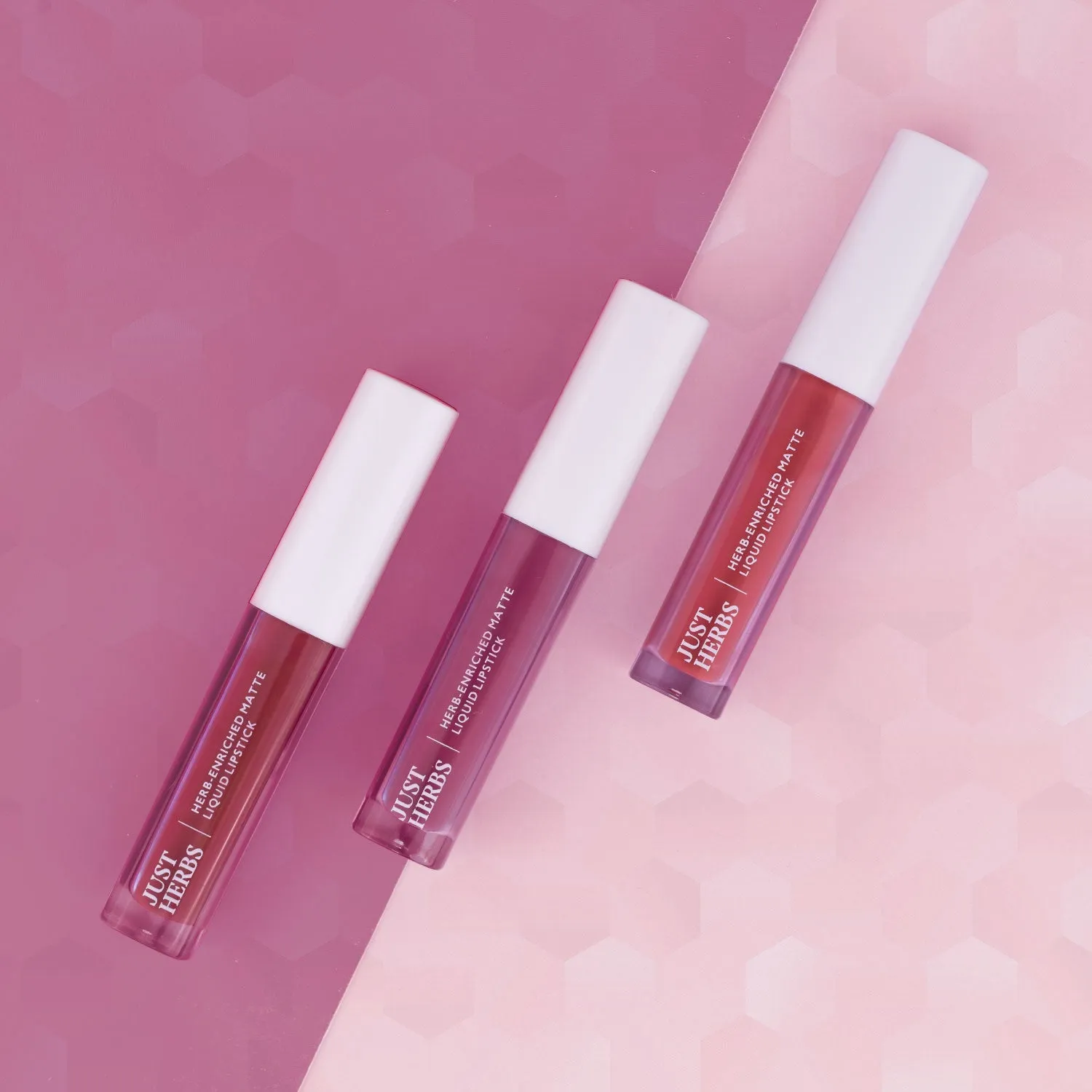 Overachiever Look: Full-Size Herb Enriched Matte Liquid Lipstick Kit - Set of 3