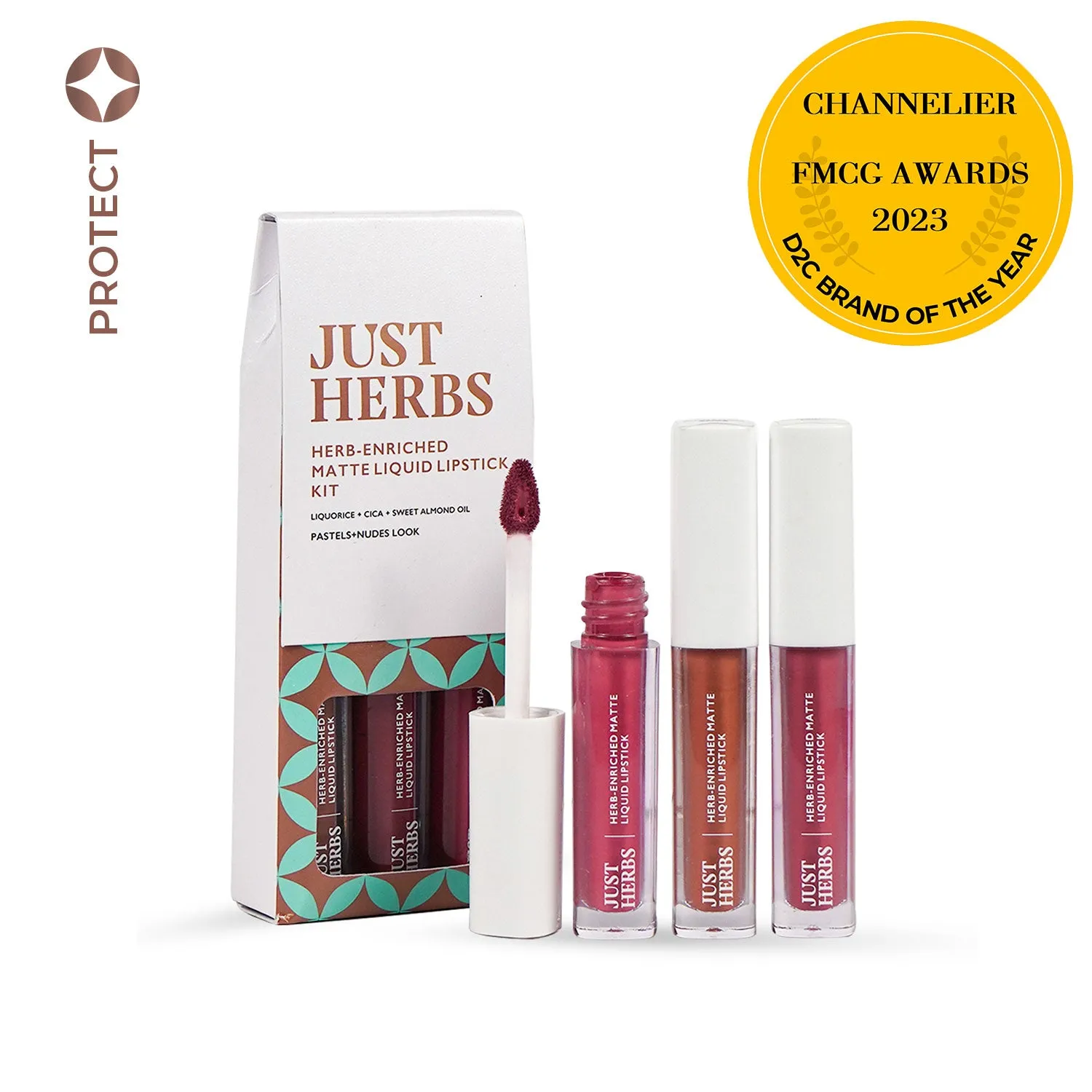 Overachiever Look: Full-Size Herb Enriched Matte Liquid Lipstick Kit - Set of 3