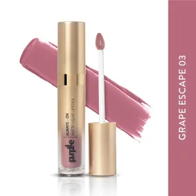 Purplle Always - On Matte Liquid Lipstick - Grape Escape 03 (6.5ml)