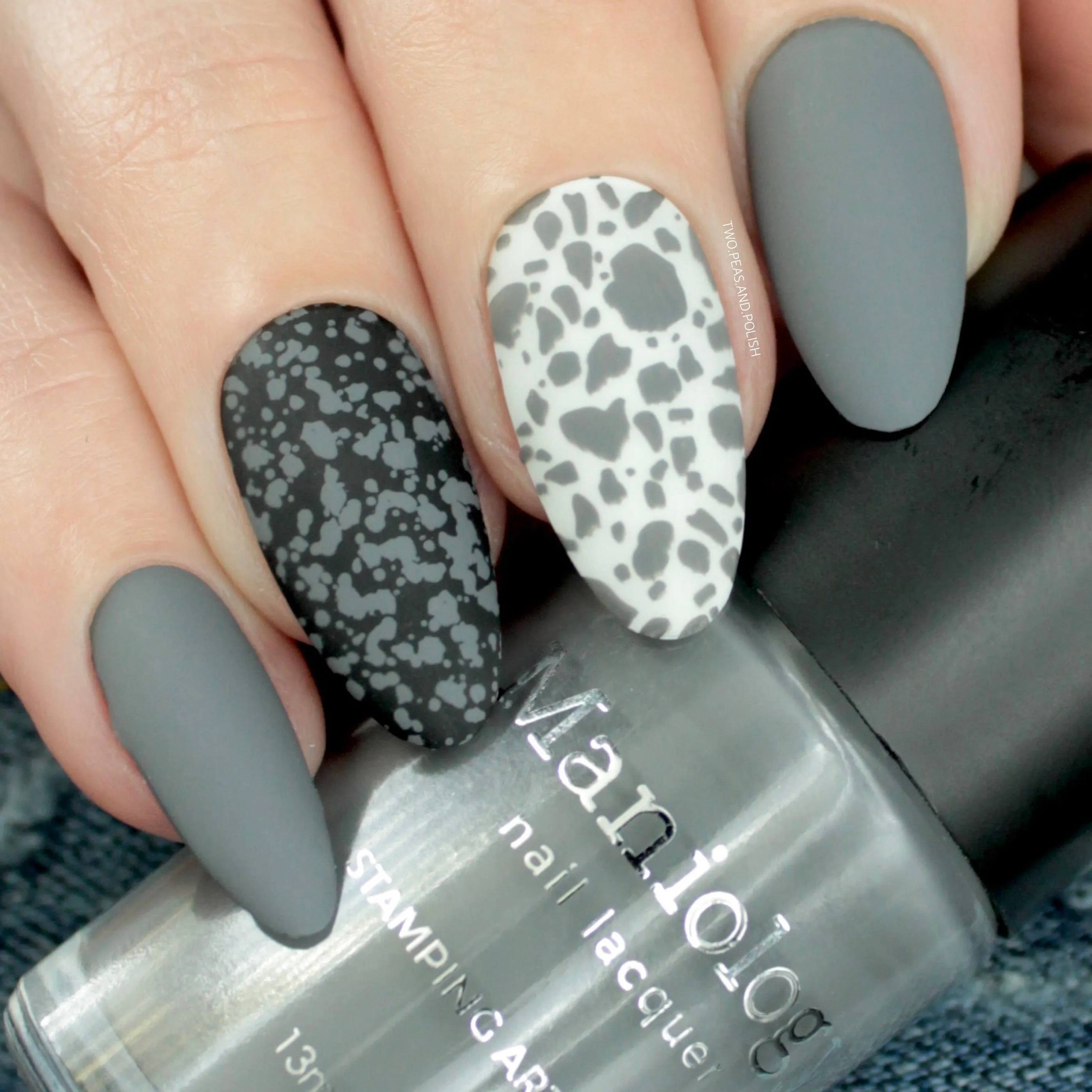 Storm Cloud (B185) - Dark Gray Stamping Polish