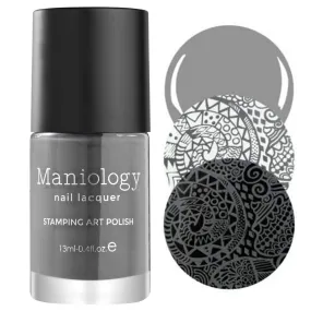Storm Cloud (B185) - Dark Gray Stamping Polish