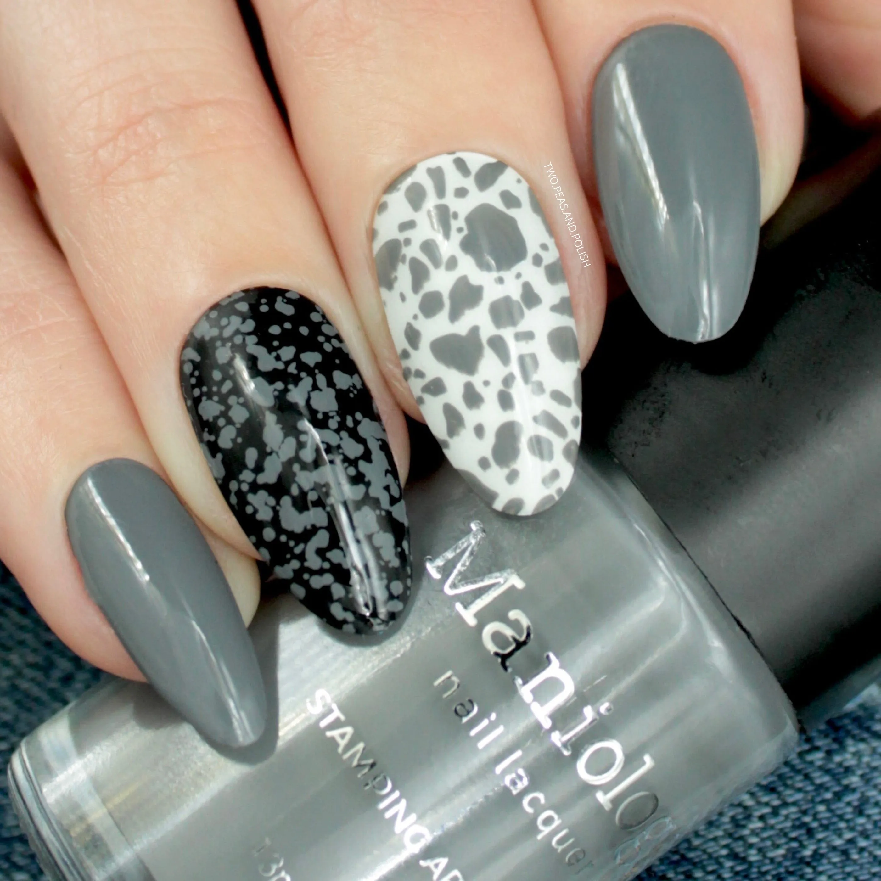 Storm Cloud (B185) - Dark Gray Stamping Polish