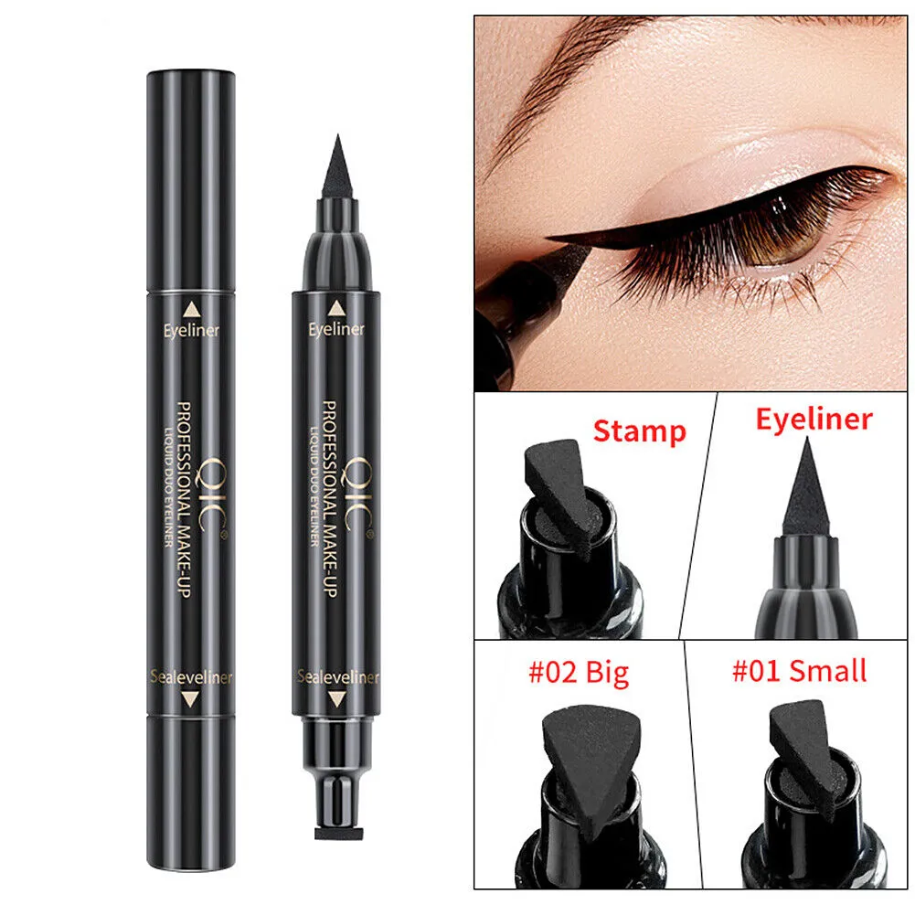 US Winged Eyeliner Stamp Waterproof Long Lasting Liquid Eye Pen Makeup Tool Kit
