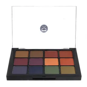 Viseart 12-Color Eyeshadow Palette - 04 Dark Mattes